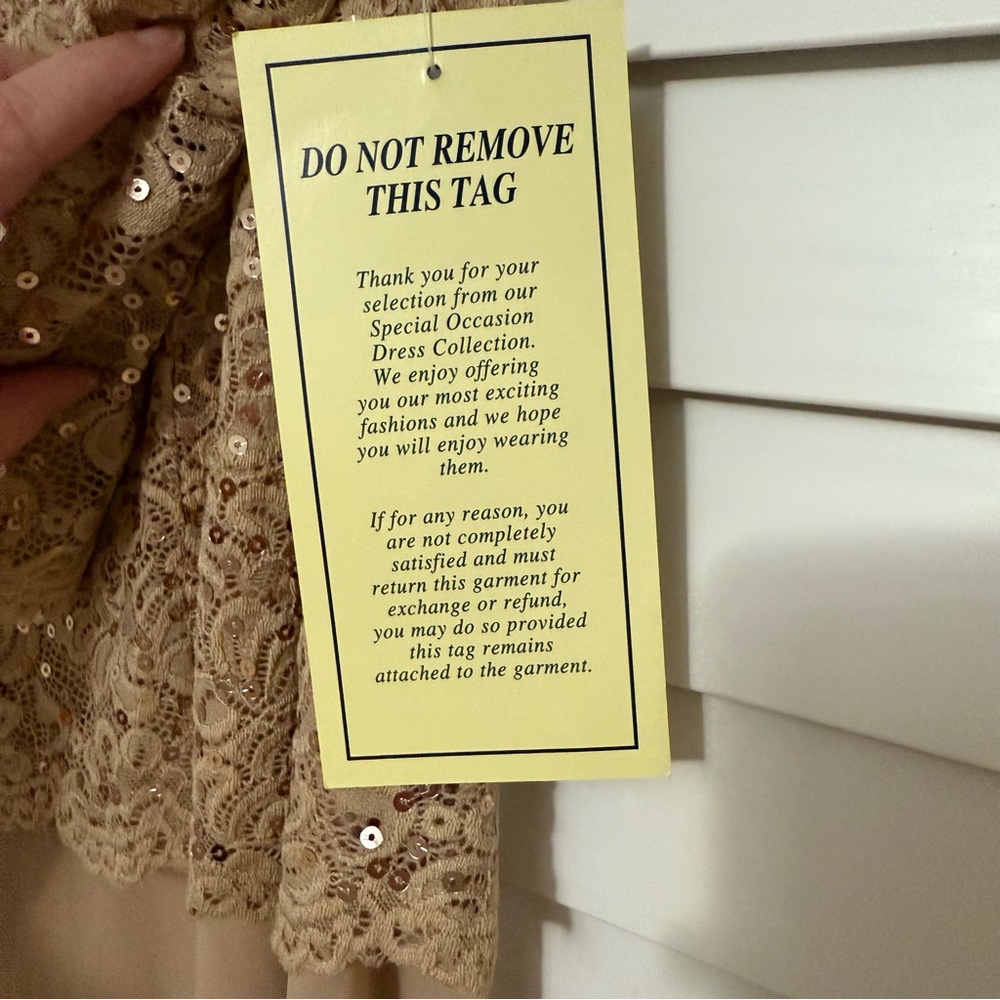 Roman’s Lace popover evening formal gown - Picture 3 of 7